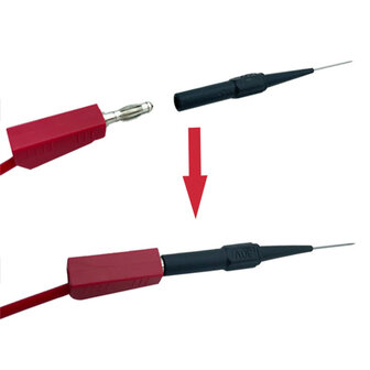 Multimeter Meetsnoeren Probe Tip Naald set van 2