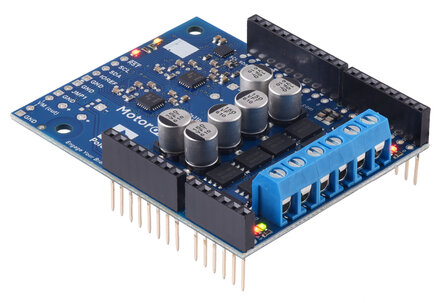 Motoron M2S18v20 Dual High-Power Motor Controller Shield for Arduino (Connectors Soldered) Pololu 5042