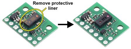 VL53L5CX Time-of-Flight 8&times;8-Zone Distance Sensor Carrier with Voltage Regulator, 400cm Max Pololu 3417