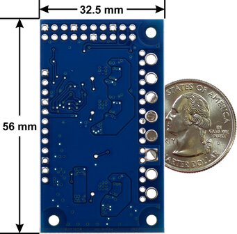 Motoron M3H256 Triple Motor Controller for Raspberry Pi (Connectors Soldered) Pololu 5033