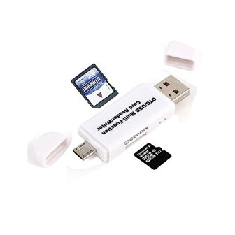 SD Kaartlezer USB voor Micro SD kaart - SD kaart