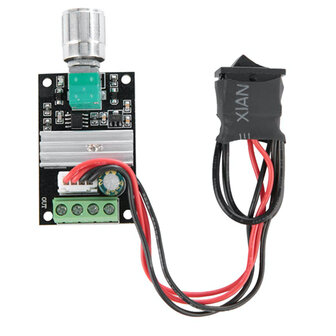 DC6-28V 3A PWM Motor Speed Controller met schakelaar