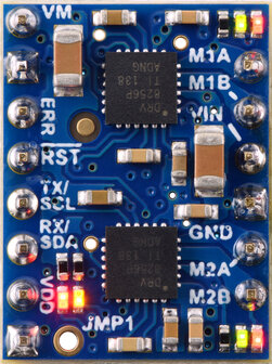 Motoron M2T256 Dual I&sup2;C Motor Controller (Header Pins Soldered) Pololu 5064