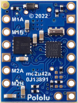 Motoron M2U256 Dual Serial Motor Controller (Header Pins Soldered) Pololu 5066