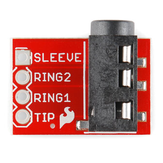 TRRS 3.5mm Jack Breakout  Sparkfun BOB-11570