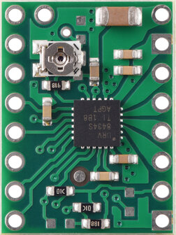 DRV8434S SPI Stepper Motor Driver Carrier, Potentiometer for Max. Current Limit (Header Pins Soldered) Pololu 3767