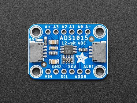 ADS1015 12-Bit ADC - 4 Channel with Programmable Gain Amplifier  adafruit 1083