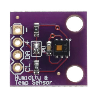 HDC1080 temperatuur- en vochtigheidssensor