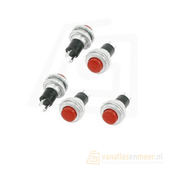 Druktoets 10mm schakelaar Momentary  DS-316 