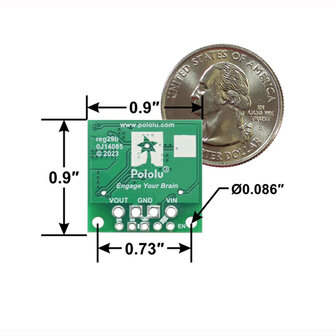 3.3V, 2.5A Step-Up/Step-Down Voltage Regulator S13V25F3 Pololu 4980