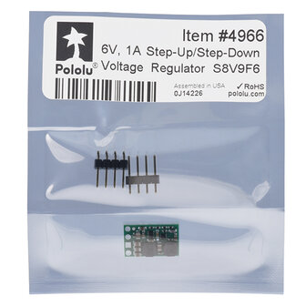 6V Step-Up/Step-Down Voltage Regulator S8V9F6 Pololu 4966