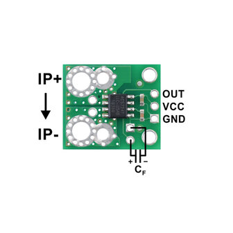 ACS724 Current Sensor Carrier -10A to +10A Pololu 4043