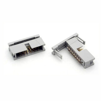 16-Pin 2x8 Male IDC Flat Ribbon Box Header 2.54mm Pitch Connector