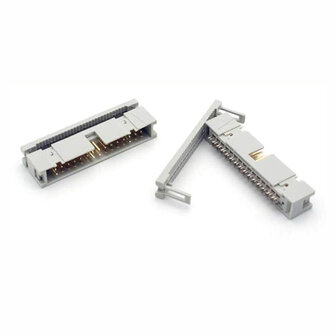 30-Pin 2x15 Male IDC Flat Ribbon Box Header 2.54mm Pitch Connector