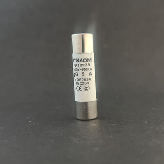 R015 Keramische Buiszekering - 5A - 10x38mm