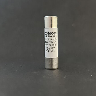 R015 Keramische Buiszekering - 16A - 10x38mm