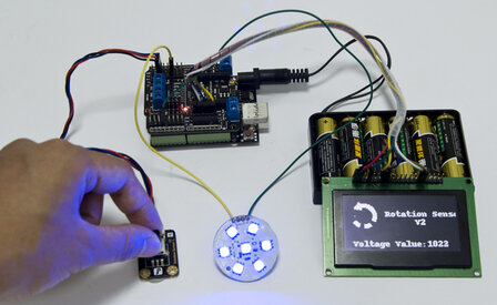 Gravity: Analog Rotation Potentiometer Sensor for Arduino - Rotation 300&deg; DFR0054