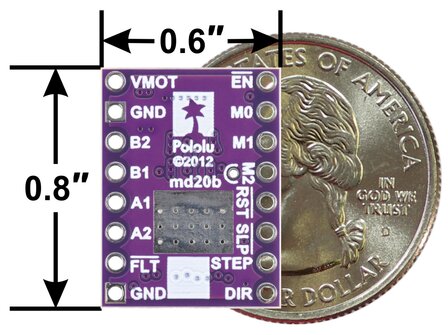 TB67S581FNG Stepper Motor Driver Carrier &ndash; Pololu-2988