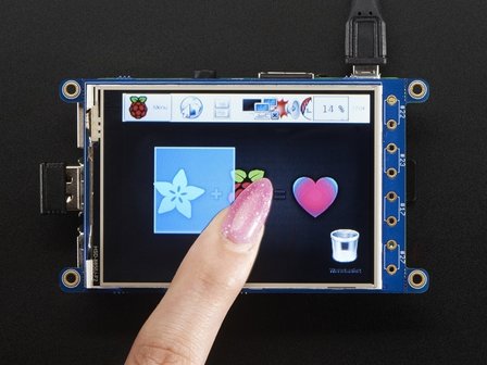 PiTFT  320x240 3.2 inch TFT +Touchscreen voor Raspberry Pi Adafruit 2616