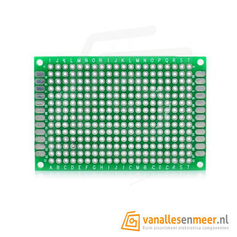 Prototyping board 4x6cm (14x20gaats) PCB dubbelzijdig