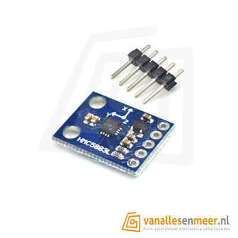 Kompas/Magnetometer I2C - HMC5883L