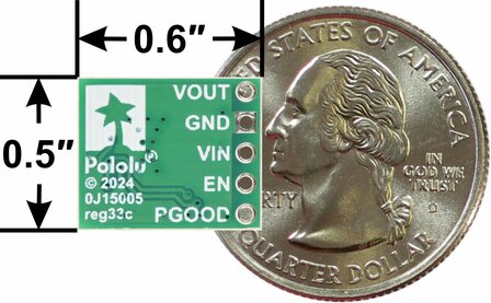 Pololu D45V1E2F12 &ndash; 12V, 100mA Step-Down Spanningsregelaar (Buck Converter)  Pololu-5377