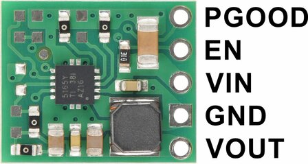 Pololu D45V1E2F12 &ndash; 12V, 100mA Step-Down Spanningsregelaar (Buck Converter)  Pololu-5377