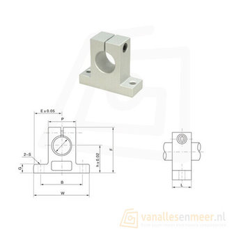 10mm Support 10mm as 2stuks