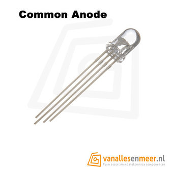 5mm LED RGB helder common Anode