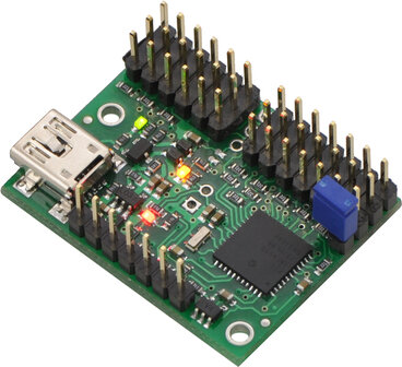 Mini Maestro 12-Channel USB Servo Controller (Assembled) Pololu 1352