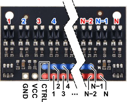 Pololu QTR-HD-31A Reflectiesensor Array &ndash; 31-Kanaals, 4 mm Analoog &ndash; Pololu-4231