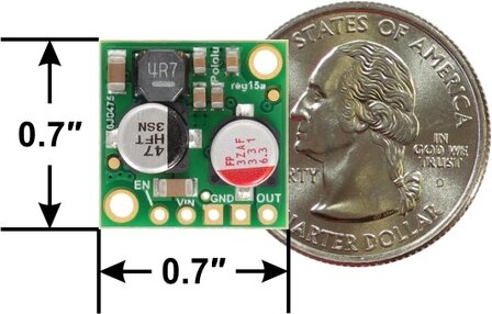 6V, 2.5A Step-Down Voltage Regulator D24V25F6 Pololu 2852