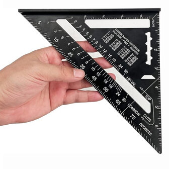 7 inch aluminium driehoek winkelhaak