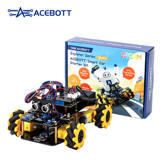 Smart Robotics Car Starter Kit ESP32  &ndash; Mecanumwielen, IR &amp; App-besturing &ndash; ACEBOTT QD001 