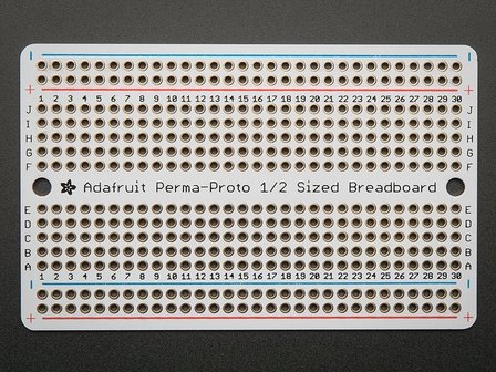  Prototyping board PermaProto half-sized breadboard PCB Adafruit 1609