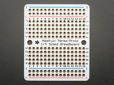 Prototyping board PermaProto quarter-sized breadboard PCB  Adafruit 1608