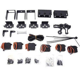 6DOF Aluminium Mechanische Robotarm Kit &ndash; MG996R Servo &ndash; DIY Robotic Arm Set