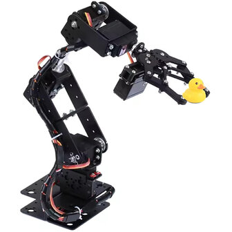 6DOF Aluminium Mechanische Robotarm Kit &ndash; MG996R Servo &ndash; DIY Robotic Arm Set