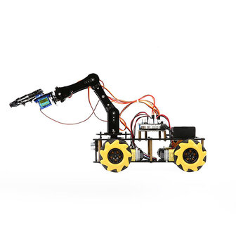 ACEBOTT QD007 Robot Arm Car Expansion Pack &ndash; 6DOF Robotarm voor QD001 ESP32 Smart Car
