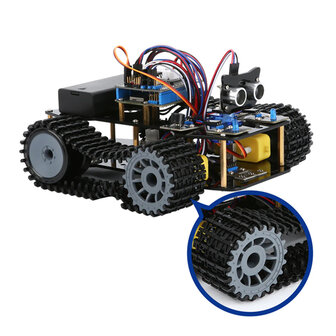 ACEBOTT QD004 ESP32 Smart Tank Robot Car Kit &ndash; Tank Track Pack voor QD001 Smart Car