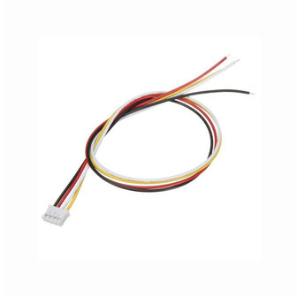 PH2.0 Kabel 20cm &ndash; 4-Pin &ndash; Female stekker aan &eacute;&eacute;n zijde &ndash; Open uiteinde