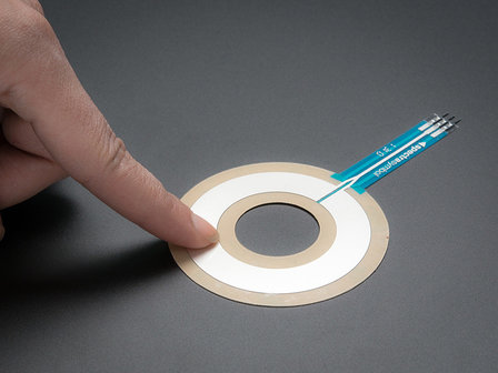 Circular Soft Potentiometer Ribbon Sensor Adafruit 1069