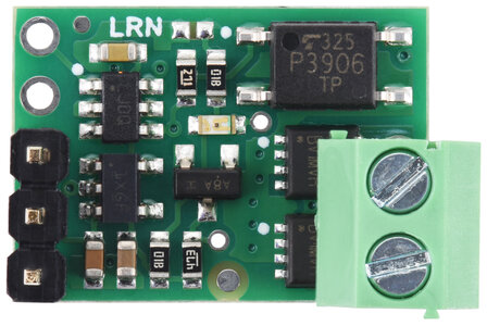 RC Switch met Ge&iuml;soleerde Solid‑State Relay (SPST, 60 V, 6 A, Soldered Connectors) Pololu 5422