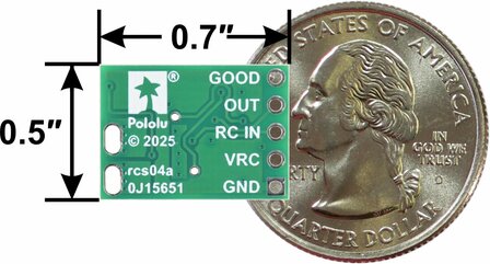 RC Switch met Ge&iuml;soleerde Solid‑State Relay (SPST, 60 V, 6 A, Soldered Connectors) Pololu 5422