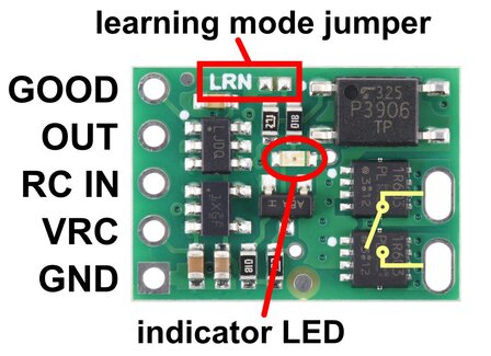 RC Switch met Ge&iuml;soleerde Solid‑State Relay (SPST, 60 V, 6 A, Soldered Connectors) Pololu 5422
