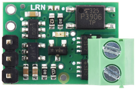 RC Switch met Ge&iuml;soleerde Solid‑State Relay (SPST, 30 V / 10 A, met Connectoren)  Pololu 5424