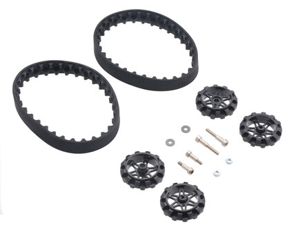30T Track Set (zwart) voor Robotchassis en Micro‑Motoren - Pololu 3033