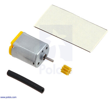 Tamiya 75026 Mini Motor Set (030 Brushed DC Motor + Pinion &amp; Bevestiging) &ndash; Pololu-1688