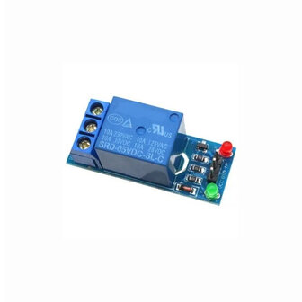 1-Relay Module 5V KF-301 &ndash; Low-Level Trigger &ndash; Compatibel met Arduino en Raspberry
