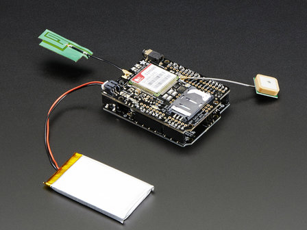 FONA 808 Shield - Mini Cellular GSM + GPS for Arduino  Adafruit 2636